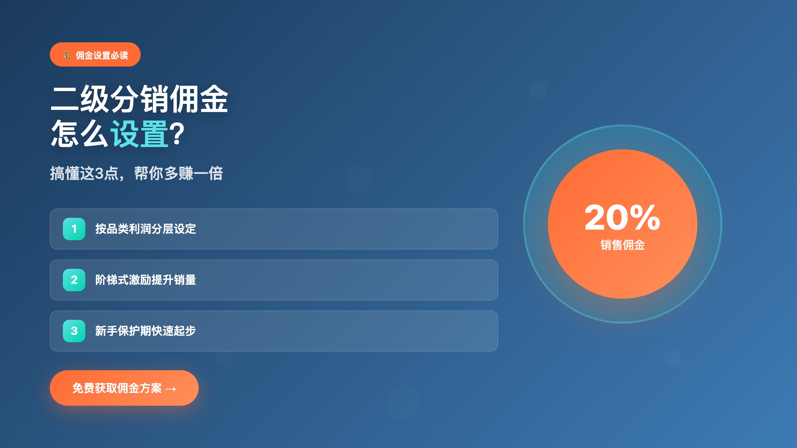 零售行业_二级分销佣金设置