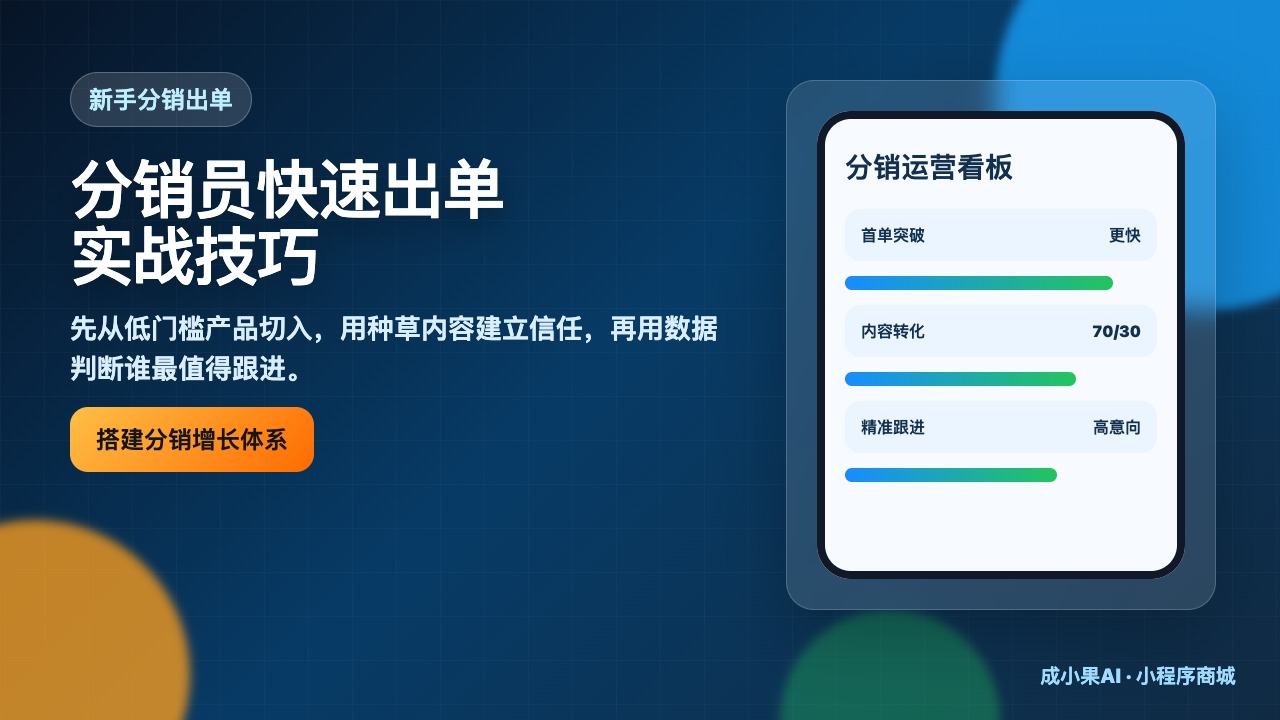 零售行业_分销员快速出单技巧